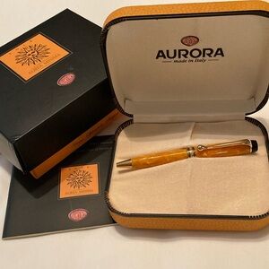 Aurora Sole Aurea Minima Ballpoint Pen, NIB